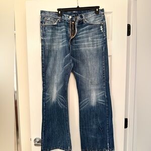 Men’s Lucky Brand by Gene Montesano 32 Lucky You denim jeans distressed